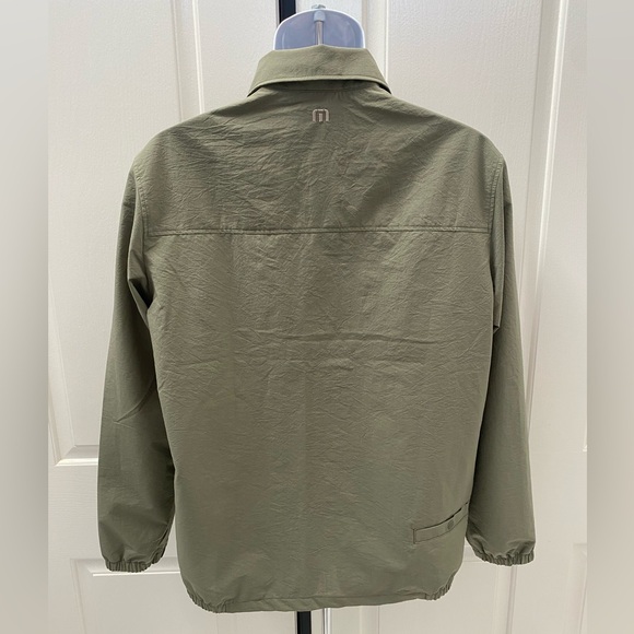 NEW wTag-TRAVIS MATHEW Olive Green Windbreaker XL - Picture 3 of 3